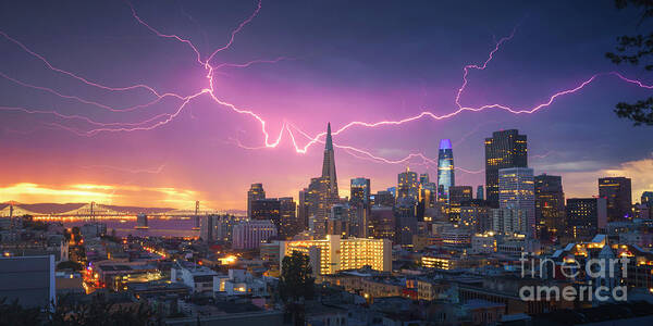 Wall Art - Photograph - Lightning and Thunder by Hey Engel