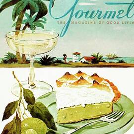 Lime Meringue Pie With Champagne by Henry Stahlhut