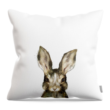 Little Rabbit Throw Pillow