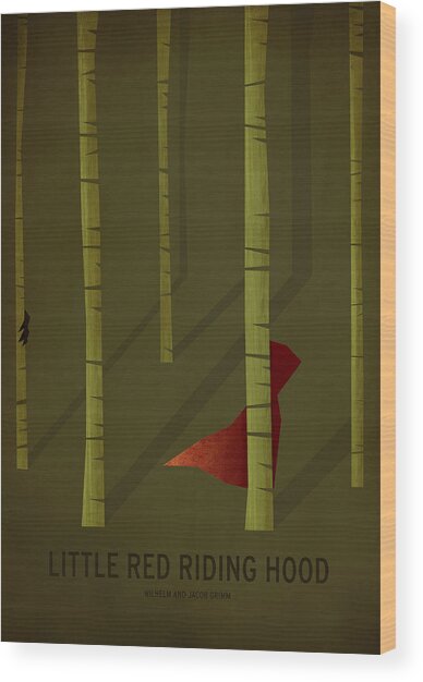 Little Red Riding Hood Wood Print
