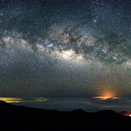 Mauna Kea Milky Way Panorama by Christopher Johnson