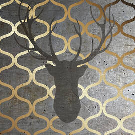 Metallic Deer Nature by Andi Metz