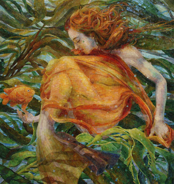 Wall Art - Painting - Metamorphosis by Mia Tavonatti