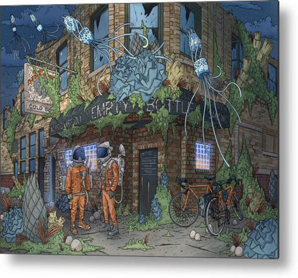 Music, Friendly Metal Print