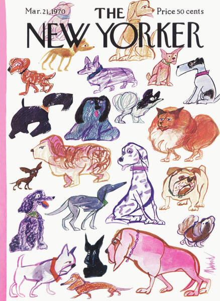 Wall Art - Painting - New Yorker March 21st, 1970 by Kenneth Mahood