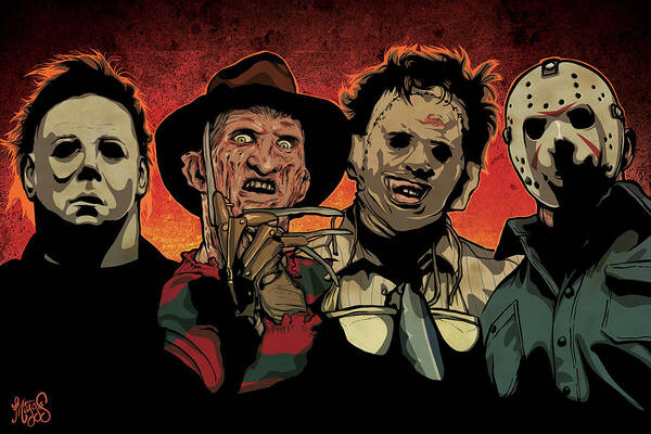 Wall Art - Drawing - Nightmare by Miggs The Artist