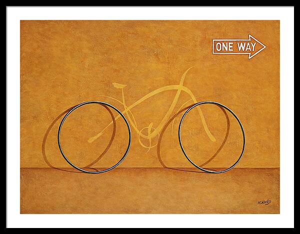 One Way Framed Print