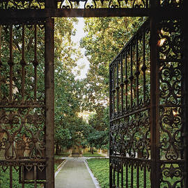 Open Gate And Garden Path by Durston Saylor