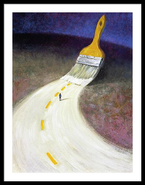 Paint The Future Framed Print