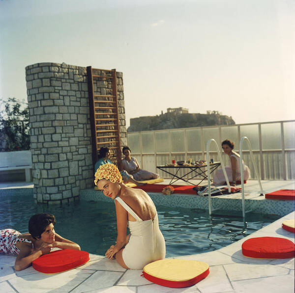 Penthouse Pool Art Print
