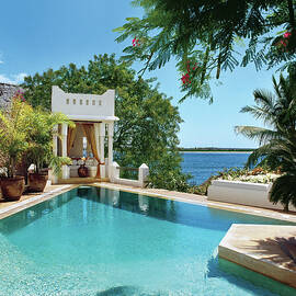 Pool on the Island of Lamu by Tim Beddow