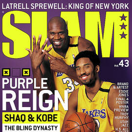 Purple Reign - Shaq & Kobe: The Bling Dynasty SLAM Cover by SLAM