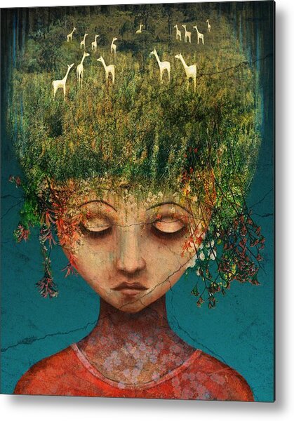 Quietly Wild Metal Print