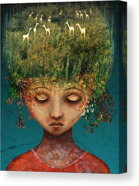 Quietly Wild Canvas Art Print by Catherine Swenson