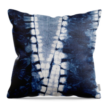 Shibori 3 Throw Pillow