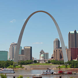 St. Louis Skyline With The Gateway Arch by Kubrak78