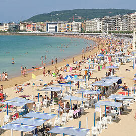Stiges Beach, San Sebastian, Spain by John Harper