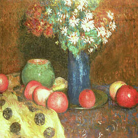 Still Life With Fruit By Georges Lemmen by Georges Lemmen