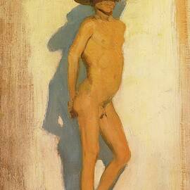 Study Of An Italian Boy In Forti Dei Marmi by Henry Scott Tuke