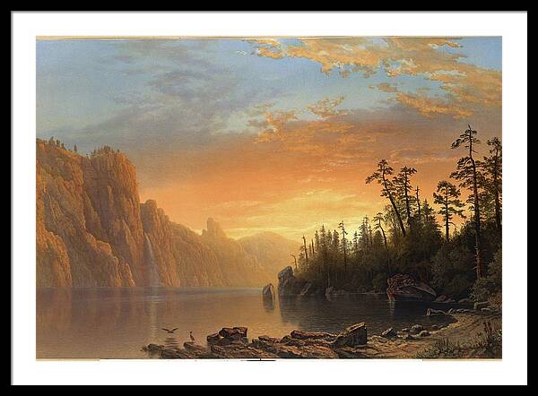 Sunset In California Framed Print