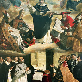 The Apotheosis of Saint Thomas Aquinas by Francisco de Zurbaran
