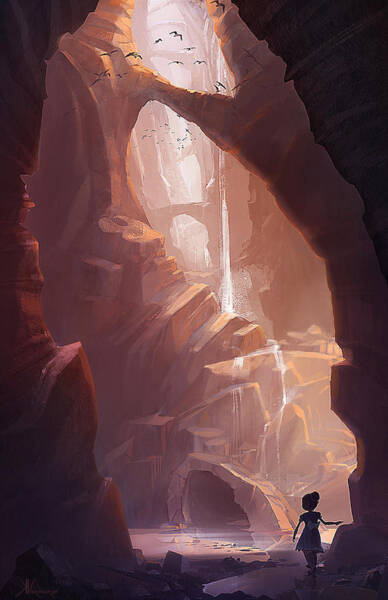 Wall Art - Painting - The Big Friendly Giant by Kristina Vardazaryan