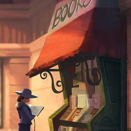 The Bookstore by Kristina Vardazaryan