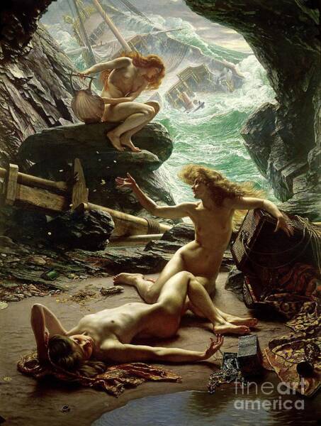 Wall Art - Painting - The Cave of the Storm Nymphs by Edward John Poynter