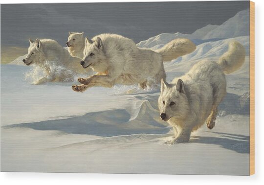 The Chase Wood Print