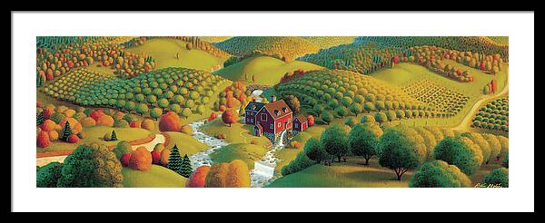 The Cider Mill Framed Print