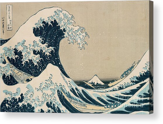 The Great Wave Of Kanagawa Acrylic Print