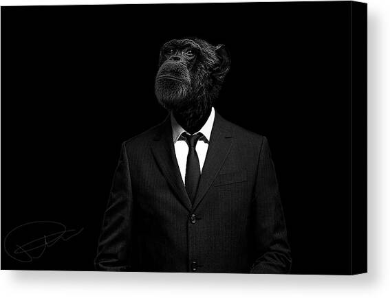 The interview Canvas Art Print by Paul Neville