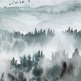 Winter Peaks by Ink Well
