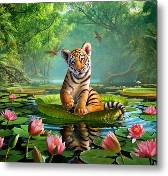 Tiger Lily 1 Metal Print