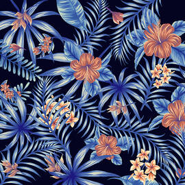 Tropical leaf pattern 4 by Stanley Wong