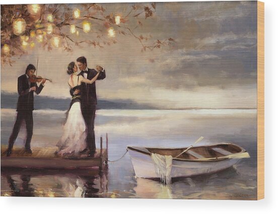 Twilight Romance Wood Print