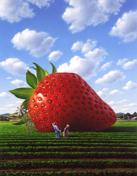 Wall Art - Painting - Unexpected Growth by Jerry LoFaro
