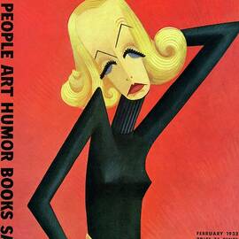 Vanity Fair Cover Featuring Greta Garbo by Miguel Covarrubias
