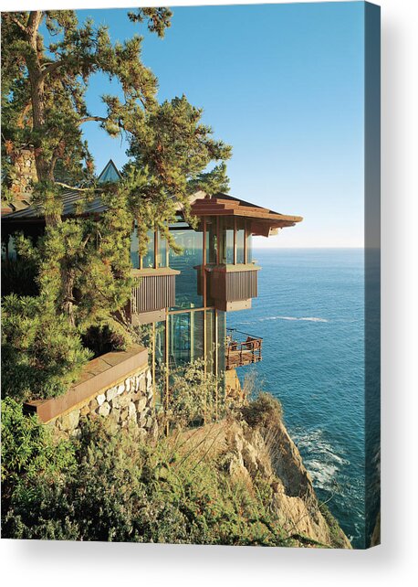 View Of Hotel Near Seaside Acrylic Print