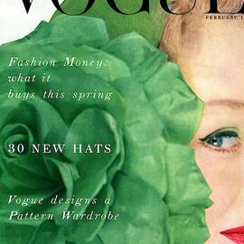 Vogue Cover Of Nina De Voe by Erwin Blumenfeld