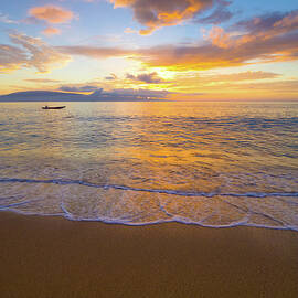 Warm Ka'anapali Sunset by Christopher Johnson