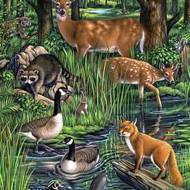 Woodland by Jerry LoFaro